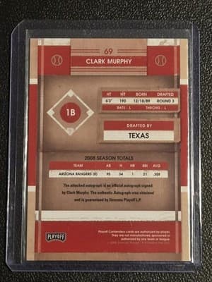 2008 Playoff Contenders #69 Clark Murphy - Thumbnail 2
