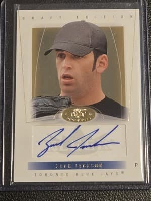 2004 Fleer Hot Prospects Draft Edition #94 Zach Jackson #/299 - Image 1