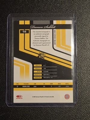 2007 Donruss Elite Extra Damon Sublett Signature Turn of the Century #/220 - Thumbnail 2