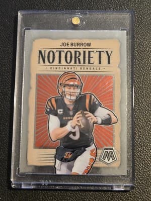 2024 Panini Mosaic #2 Joe Burrow Notoriety - Image 1