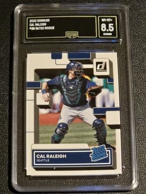 2022 Donruss #39 Cal Raleigh GMA 8.5 - Image 1