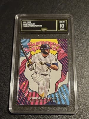 2025 Topps #SS-23 Christian Yelich Summer Superstars GMA 10 - Image 1