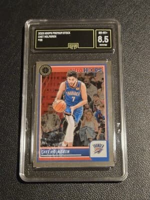 2023-24 Hoops Premium Stock #38 Chet Holmgren GMA 8.5 - Image 1