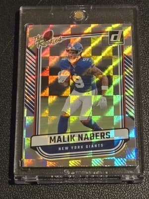 2024 Donruss #TR-34 Malik Nabers The Rookies - Image 1