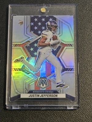 2022 Panini Mosaic #264 Justin Jefferson Silver - Image 1