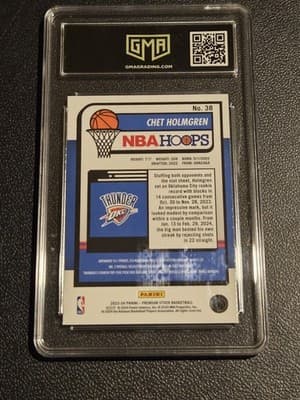 2023-24 Hoops Premium Stock #38 Chet Holmgren GMA 8.5 - Thumbnail 2
