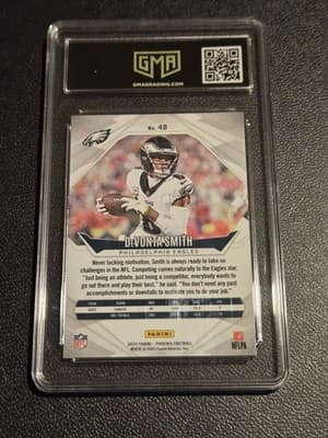 2024 Panini Phoenix #48 DeVonta Smith Hyper GMA 10 - Thumbnail 2