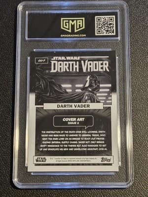 2023 Topps Star Wars #CC-7 Darth Vader #2 Comic Covers GMA 9 - Thumbnail 2
