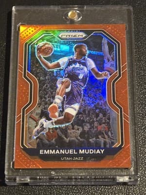 2020-21 Panini Prizm #176 Emmanuel Mudiay Red Prizms #/299 - Image 1