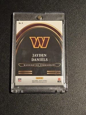2024 Panini Select #4 Jayden Daniels Select Future RC - Thumbnail 2