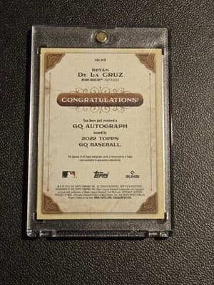 2022 Topps Gypsy Queen #GQA-BCR Bryan De La Cruz GQ Autographs - Thumbnail 2