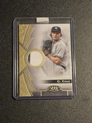 2023 Topps Tier One #T1R-GC Gerrit Cole Tier One Relics (Design A) - Image 1