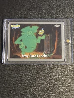 2025 Topps Chrome SpongeBob SquarePants 25th Anniversary #52 Davy Jones' Locker - Image 1