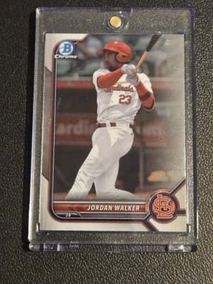 2022 Bowman Chrome #BCP-221 Jordan Walker Prospects - Image 1