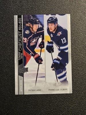 2020-21 Upper Deck #699 Patrik Laine / Pierre-Luc Dubois CL - Image 1