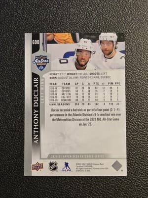 2020-21 Upper Deck #690 Anthony Duclair - Thumbnail 2