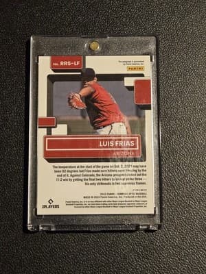 2022 Donruss Optic #RRS-LF Luis Frias Rated Rookie Signatures - Thumbnail 2