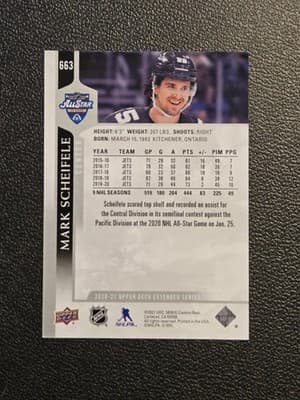 2020-21 Upper Deck #663 Mark Scheifele - Thumbnail 2