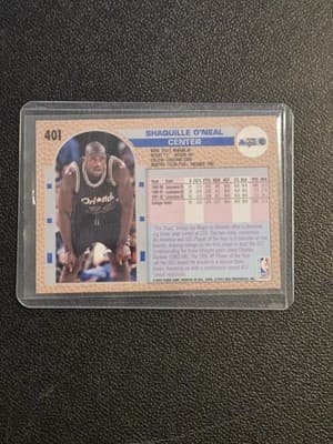 1992-93 Fleer #401 Shaquille O'Neal - Thumbnail 2