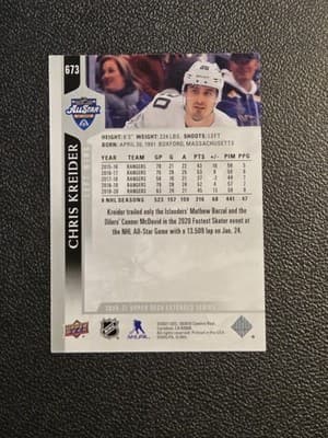 2020-21 Upper Deck #673 Chris Kreider - Thumbnail 2