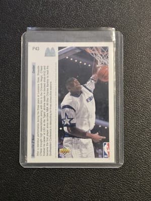 1992-93 Upper Deck McDonald's #P43 Shaquille O'Neal - Thumbnail 2
