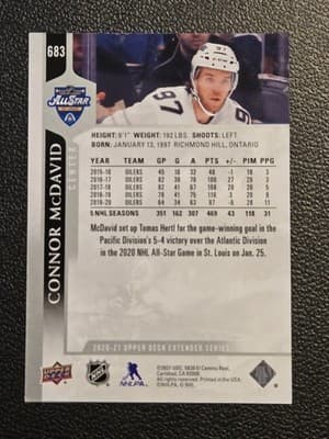 2020-21 Upper Deck #683 Connor McDavid - Thumbnail 2