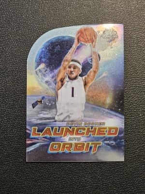 2023-24 Topps Chrome Cosmic #LIO-18 Devin Booker Launched Into Orbit - Image 1