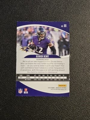 2025 Panini Absolute #86 Derrick Henry - Thumbnail 2