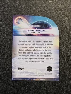 2023-24 Topps Chrome Cosmic #LIO-18 Devin Booker Launched Into Orbit - Thumbnail 2