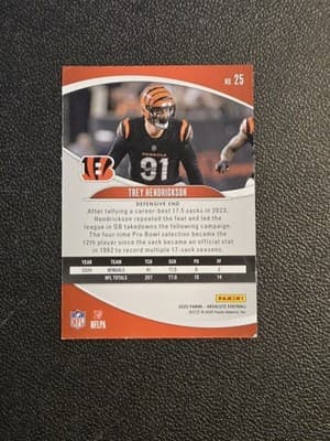 2025 Panini Absolute #25 Trey Hendrickson Green - Thumbnail 2