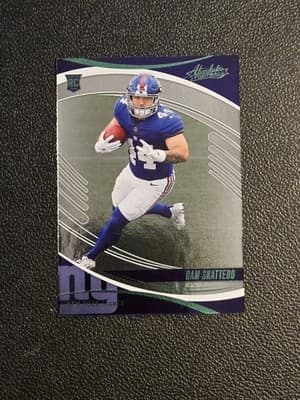 2025 Panini Absolute #110 Cam Skattebo Green - Image 1