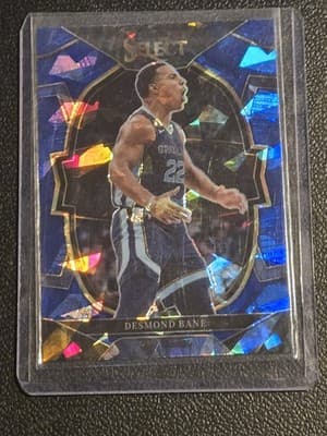 2022-23 Panini Select #63 Desmond Bane Blue Cracked Ice Prizms - Image 1