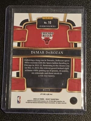 2023-24 Panini Select #10 DeMar DeRozan Blue (Retail Base) - Thumbnail 2