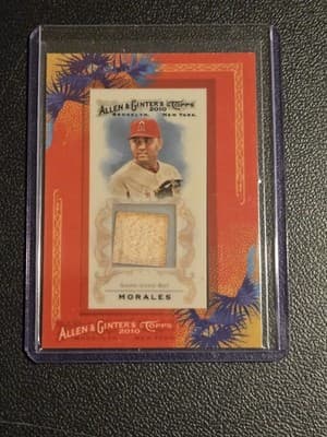2010 Topps Allen & Ginter #AGR-KM Kendry Morales Relics - Image 1