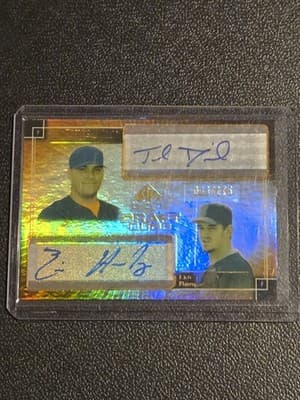 2004 SP Prospects Thomas Diamond / Eric Hurley Draft Duos Dual Autographs #/175 - Image 1