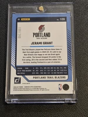 2024-25 Donruss Optic #109 Jerami Grant Premium Box Set #/249 - Thumbnail 2
