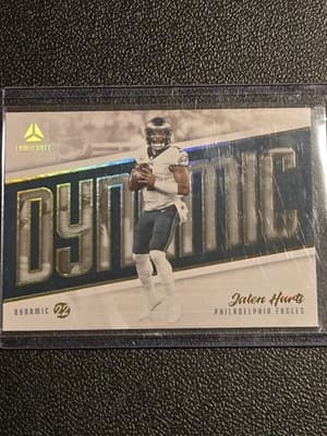 2022 Panini Luminance #DYN-JHU Jalen Hurts Dynamic - Image 1