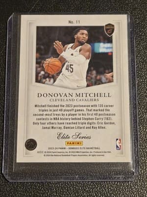 2023-24 Donruss Elite #11 Donovan Mitchell Elite Series - Thumbnail 2