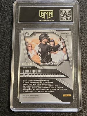 2025 Panini Prizm #216 Edgar Quero Pulsar Prizms GMA 9 #/499 - Thumbnail 2