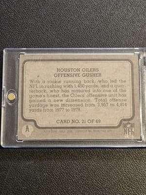 1979 Fleer Team Action #21 Offensive Gusher - Thumbnail 2