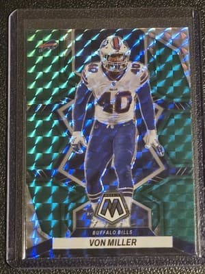 2022 Panini Mosaic #202 Von Miller Mosaic Green - Image 1