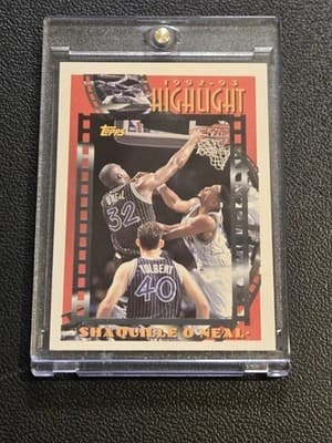 1993-94 Topps #3 Shaquille O'Neal - Image 1