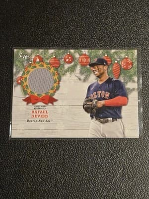 2022 Topps Holiday #WRC-RD Rafael Devers Relics - Image 1