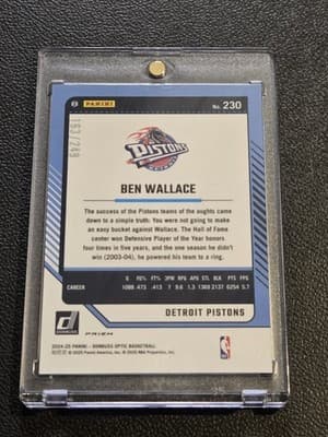 2024-25 Donruss Optic #230 Ben Wallace Premium Box Set #/249 - Thumbnail 2