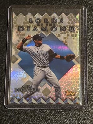 1999 Topps #LD7 Alex Rodriguez Lords of the Diamond - Image 1