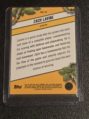 2024-25 Topps Chrome #INS-13 Zach Lavine Instinct Refractor - Thumbnail 2