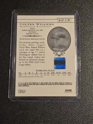 2006 Bowman Sterling #BSP-CW Colton Willems Prospects - Thumbnail 2