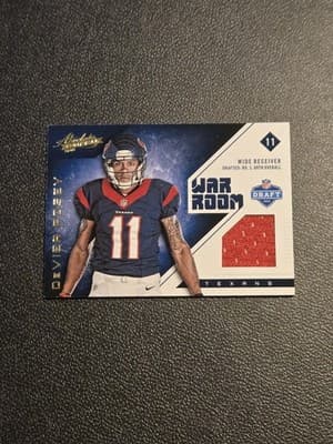 2012 Panini Absolute #12 DeVier Posey War Room Materials - Image 1