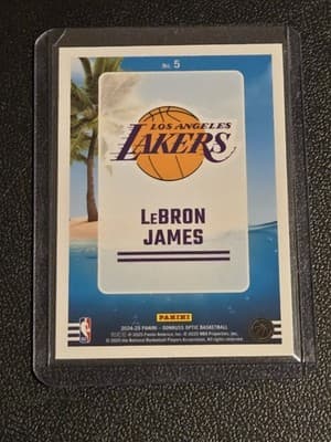 2024-25 Donruss Optic #5 LeBron James Splash! - Thumbnail 2