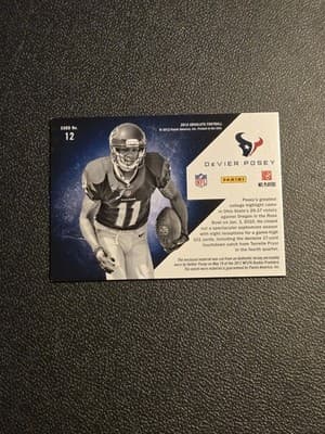 2012 Panini Absolute #12 DeVier Posey War Room Materials - Thumbnail 2